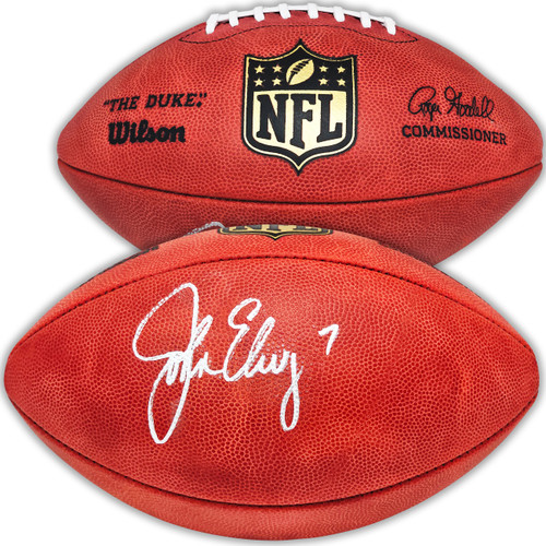 【NFL】JOHN ELWAY 直筆シルバーサインボール専用ケース入りCOA付き DM_8_24_23_1081__24147.