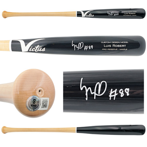Luis Robert Jr. Autographed Black & Blonde Victus Player Model