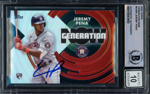 Jeremy Pena 直筆サイン　auto 2018 Panini WBC 2025年最新】jeremy penaの人気アイテム - メルカリ