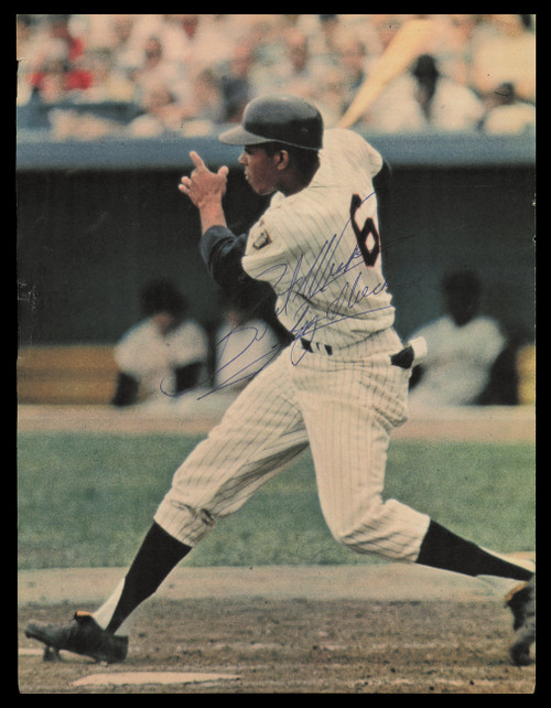 Tony Oliva Autographed 8.5x11 Magazine Page Photo Minnesota Twins