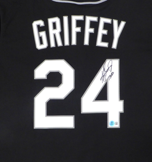 【fanatics】K. NUEPPEL 7 直筆サインジャージー Seattle Mariners Ken Griffey Jr. Autographed Black Nike Jersey