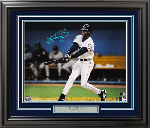 Ken Griffey Jr. Autographed Framed 16x20 Photo Seattle Mariners