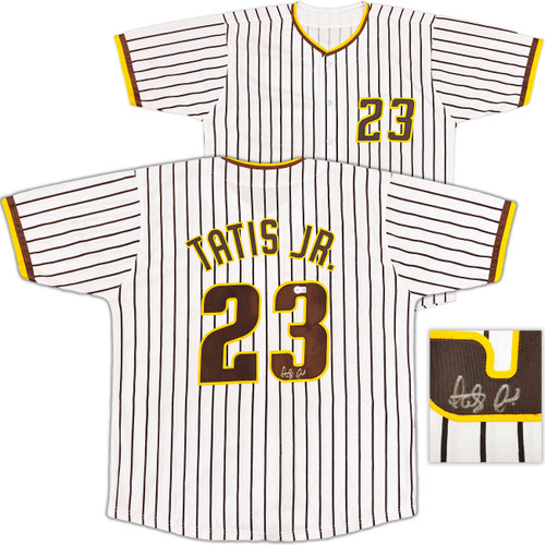 San Diego Padres Fernando Tatis Jr. Autographed White Pinstripes
