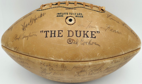 1965 NFL Champion Green Bay Packers Team Autographed Official NFL