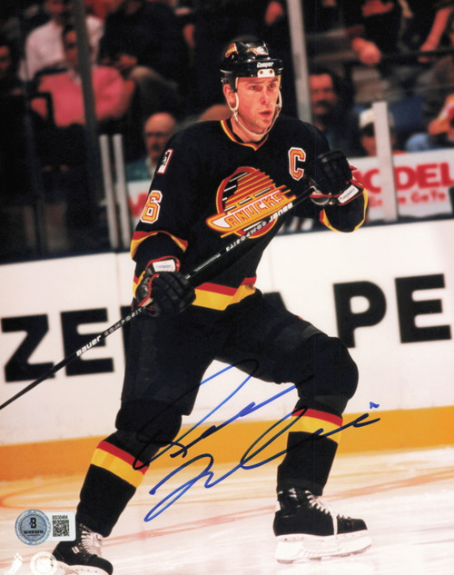 Trevor Linden Autographed 8x10 Photo Vancouver Canucks
