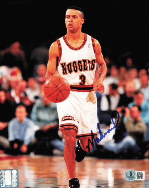 Mahmoud Abdul-Rauf Autographed 8x10 Photo Denver Nuggets