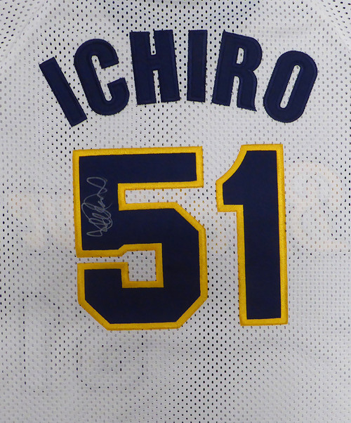 ICIROUオーダー Orix Blue Wave Ichiro Suzuki Autographed White Kooy Jersey JSA