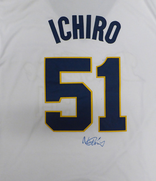 Orix Blue Wave Ichiro Suzuki Autographed White Kooy Jersey JSA