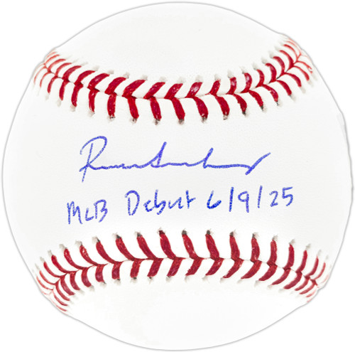 Roman Anthony Autographed Official MLB Baseball Boston Red