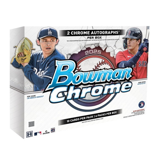 2025 Bowman Chrome Baseball Hobby Box Stock #253490 - Mill