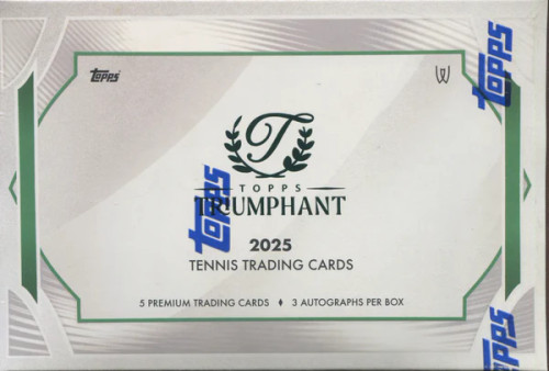 2025 Topps Triumphant Tennis Hobby Box Stock #253592 - Mill Creek
