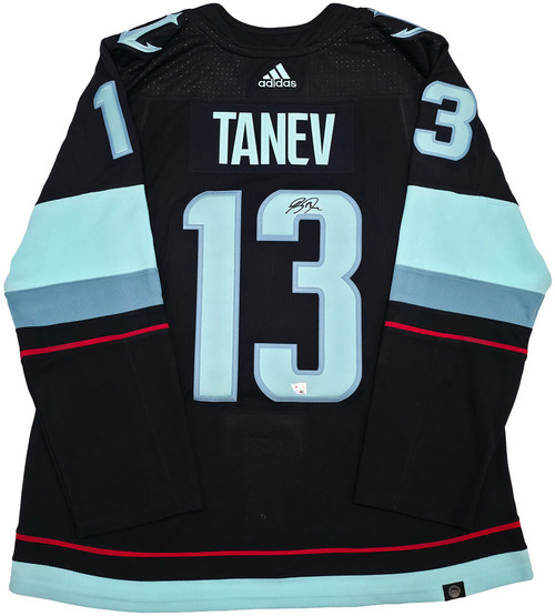 Seattle Kraken Brandon Tanev Autographed Blue Adidas Authentic