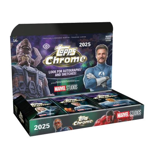 2025 Topps Marvel Studios Chrome Breaker's Delight Box Stock