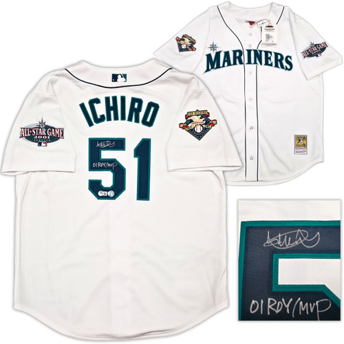 Seattle Mariners Ichiro Suzuki Autographed White Authentic