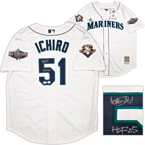 Seattle Mariners Ichiro Suzuki Autographed White Authentic