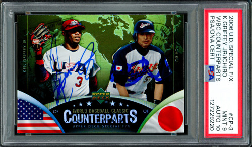 Ken Griffey Jr. & Ichiro Suzuki Autographed 2006 Upper Deck