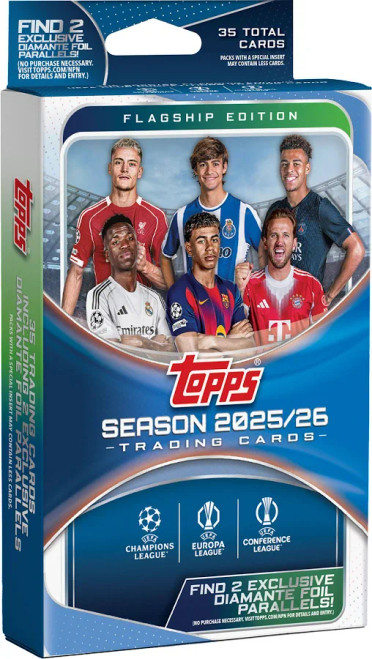 2025-26 Topps UEFA Club Competitions Soccer Hanger Box Stock