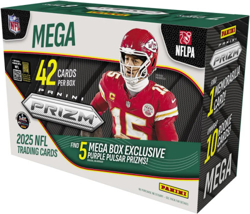 2025 Panini Prizm Football Hobby Mega Box Stock #260047 - Mill