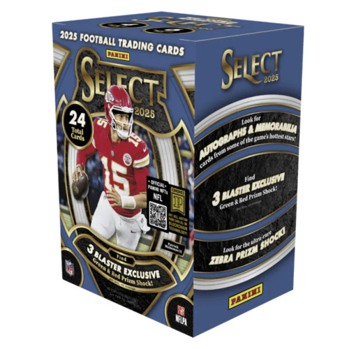 2025 Panini Select Football Hobby Blaster Box Stock #260046 - Mill