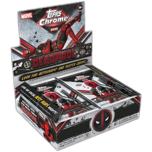 2025 Topps Chrome Deadpool Hobby Box - Mill Creek Sports