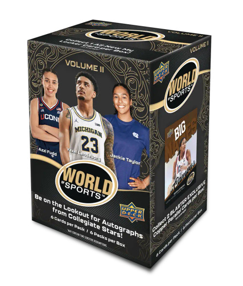 2025 Upper Deck World of Sports Volume 2 Blaster Box - Mill Creek