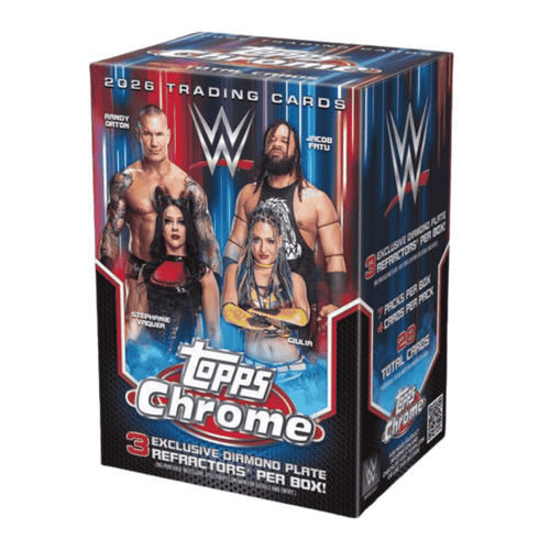 2026 Topps Chrome WWE Blaster Box - Mill Creek Sports