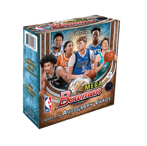 2025-26 Bowman Basketball Mega Box - Mill Creek Sports