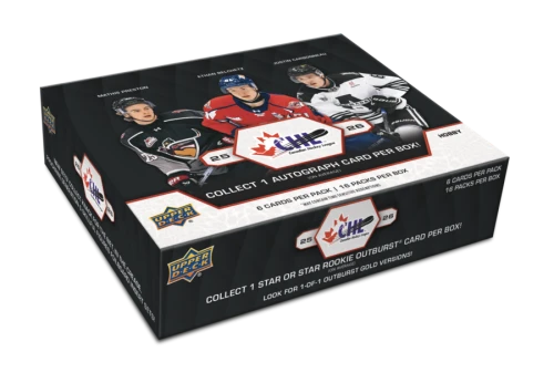 2025-26 Upper Deck CHL Hockey Hobby Box - Mill Creek Sports