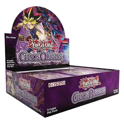 Yu-Gi-Oh! Chaos Origins Booster Box - Mill Creek Sports