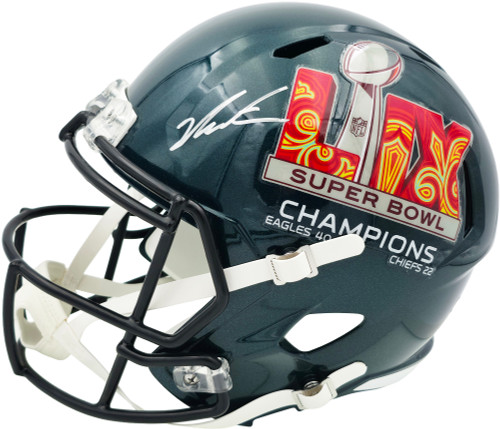 【レア】競輪ユニフォームとヘルメットカバー 4,6,7,8,9番車 Jalen Carter Autographed Philadelphia Eagles Green Full Size Super