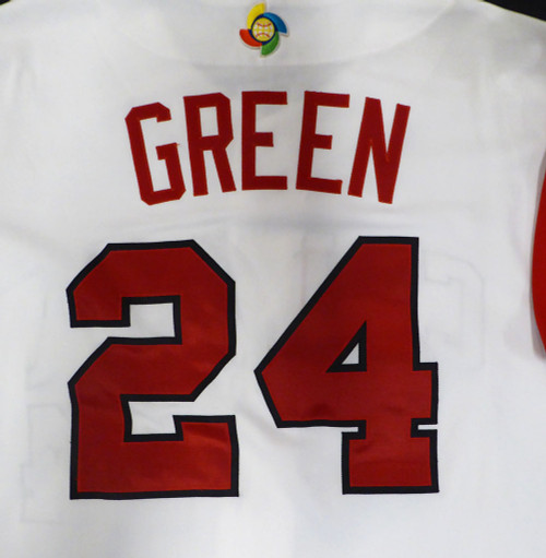 Steve Green Canada 2006 WBC Game Worn White Jersey Unsigned MLB