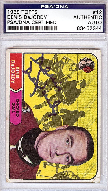 Bill Hands Autographed 1968 Topps Card #279 Chicago Cubs PSA/DNA #83307083  - Mill Creek Sports