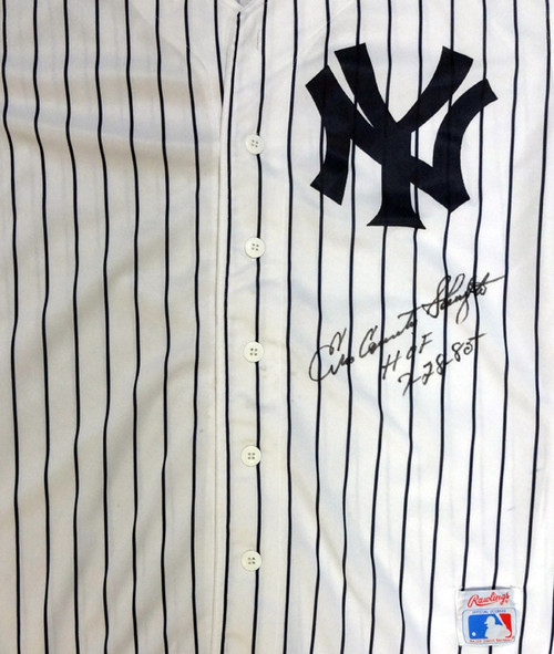 New York Yankees Lefty Gomez Autographed White Jersey PSA/DNA #V09459 -  Mill Creek Sports