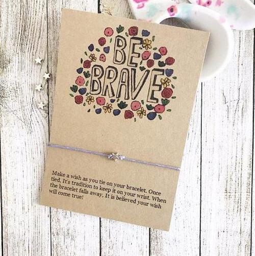 Be Brave Wish Bracelet