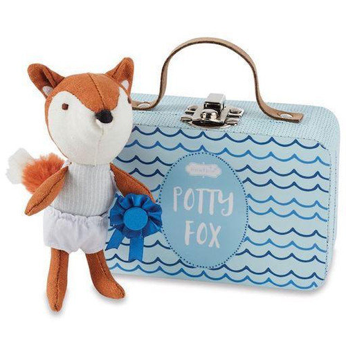 Blue Hooray Potty Fox-In-A-Box Set