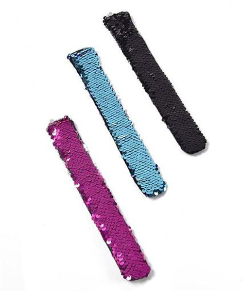 Reverse Sequin Slap Band