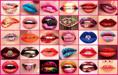 Lips 1000 Piece Jigsaw Puzzle