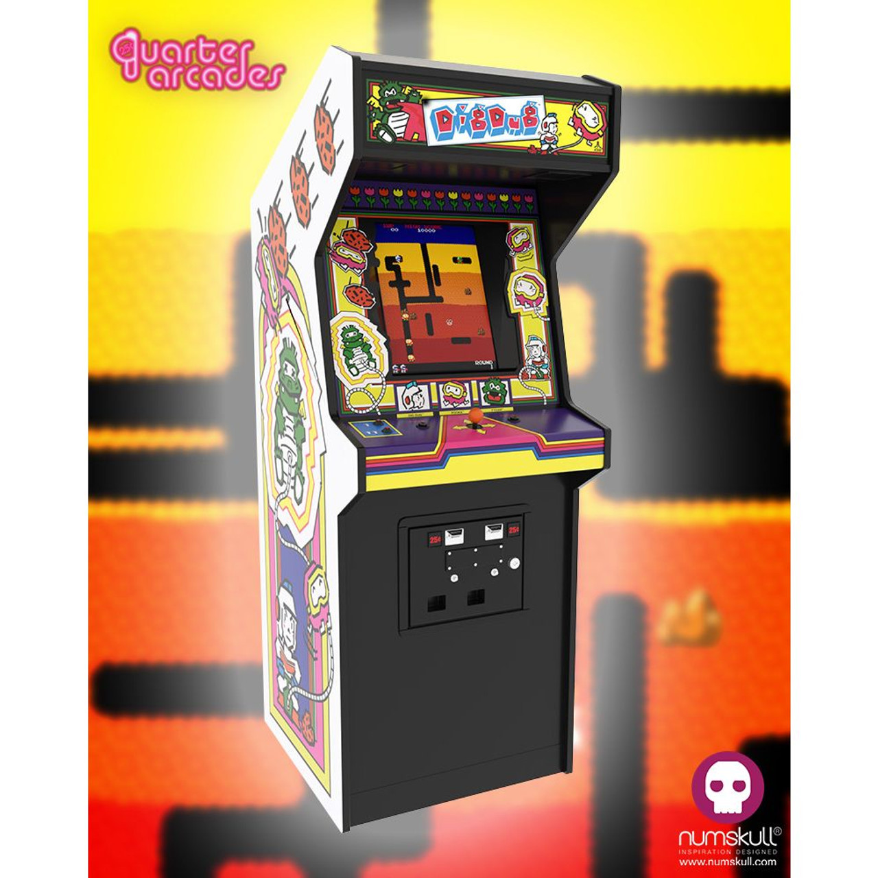 Quarter Arcade Machine Dig Dug Pre Order Vast Inc
