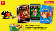 Complete the DK Challenge to receive Donkey Kong physical 39-card reward