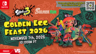 Splatoon 3 Golden Egg Feast 2026 tournament runs Nov 7 2026