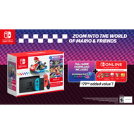Switch Console  Neon Red & Blue - Mario Kart 8 Deluxe Bundle (2024)