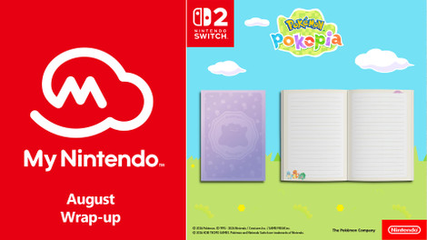 Nintendo My Nintendo August Wrap-Up Rewards Including Pokémon Pokopia Expansion Pass DLC, August 31, 2026