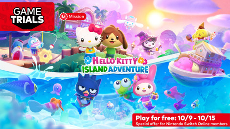 Hello Kitty Island Adventure Nintendo Switch Game Trial for Switch Online, Oct 9–15