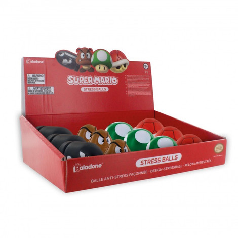 Super Mario Stress Ball Displays