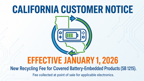 Notice for California Customers - California SB 1215