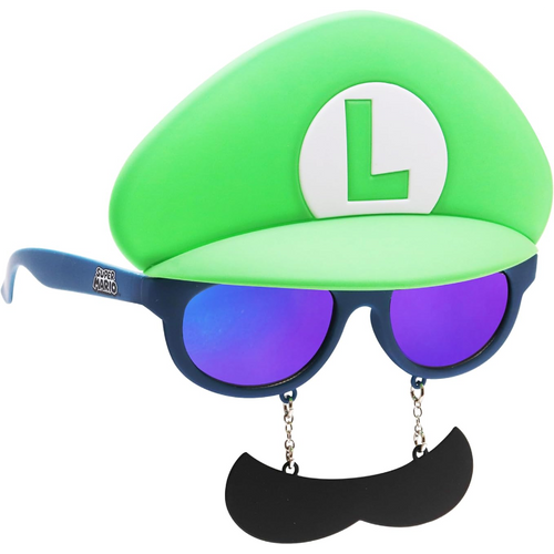 Sun-Staches Super Mario - Luigi w/ Mustache [PREORDER]
