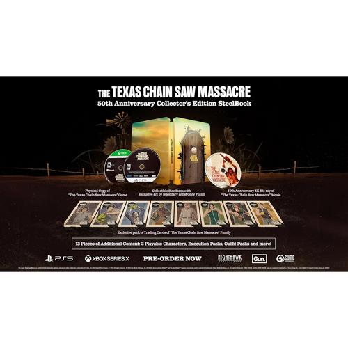 The Texas Chain Saw Massacre 50th Anniversary Collector's Edition SteelBook  - PS5 The Texas Chain Saw Massacre 50th Anniversary Collector's Edition SteelBook  - PS5