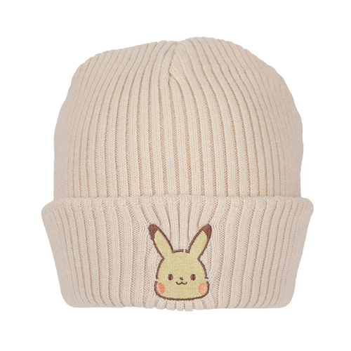 Beanie Ribbed Knit: Pokemon - Embroidered Pikachu