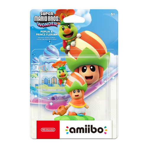 amiibo: Super Mario Bros Wonder Series - Poplin & Prince Florian [PREORDER]