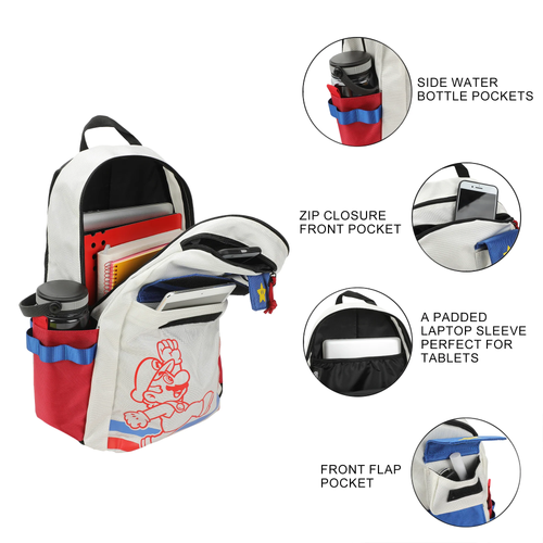 Backpack: Super Mario Bros - Mario Jump